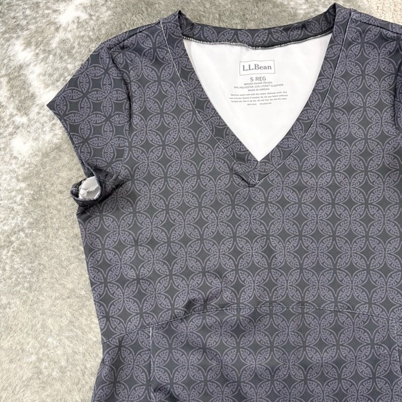 L.L. Bean Lycra Active Geometric Print Dress Small - Picture 4 of 12